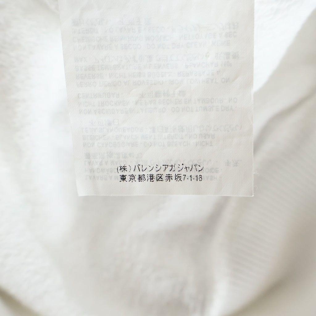 BALENCIAGA(バレンシアガ) Hood Logo Hoodie フードロゴ プルオーバーパーカー フーディー ホワイト 492190 TYK27