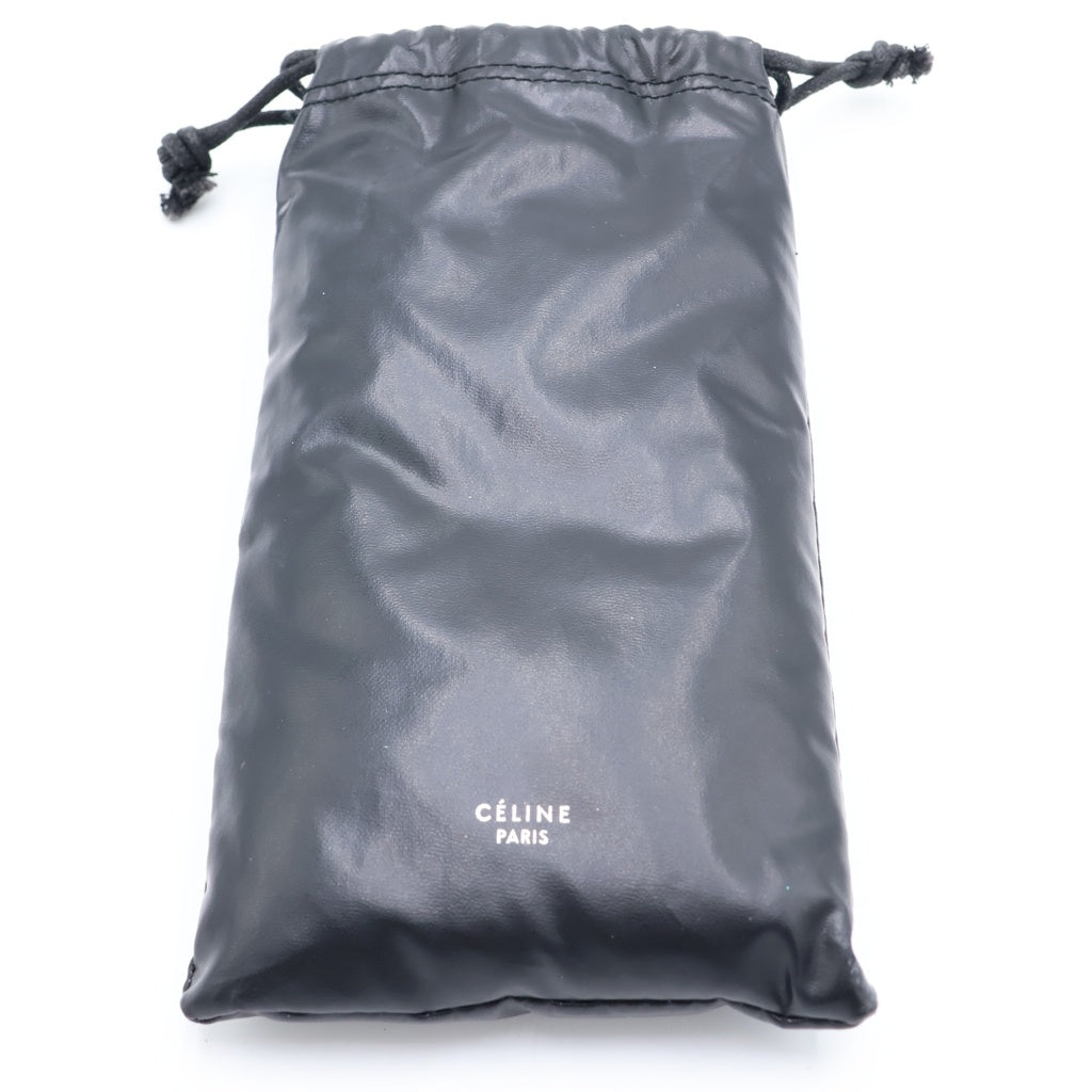 CELINE(セリーヌ) オーバルフレーム サングラス 眼鏡 アイウェア 55□22 145 ブラック CL41755 8073H