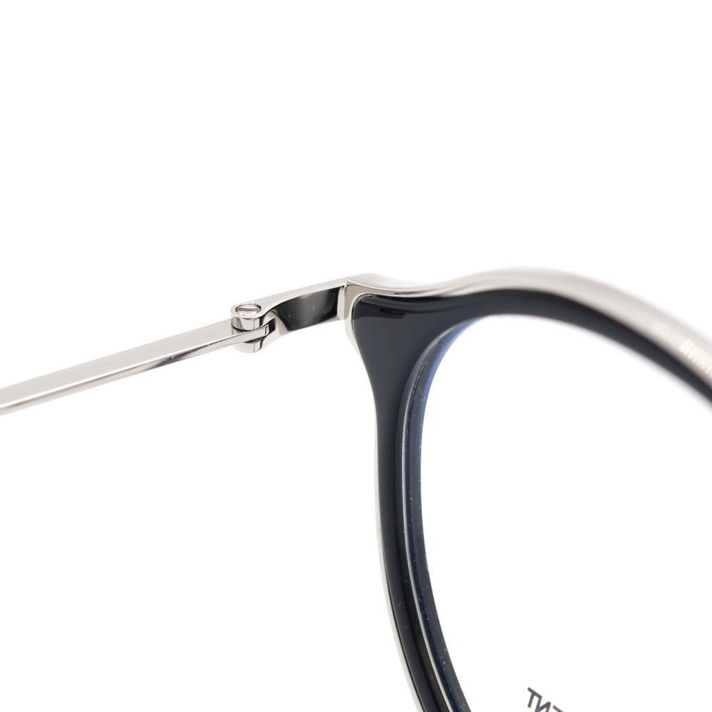 SAINT LAURENT PARIS(サンローランパリ) オーバルフレーム サングラス 眼鏡 アイウェア 52□21 145 ブラック/シルバー SL234/F 002