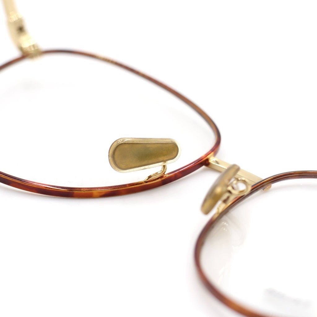 CELINE(セリーヌ) Optical Frame Gold メタリック オーバルフレーム 眼鏡 サングラス アイウェア 55□15 145 ゴールド/ブラウン CL50059U 030