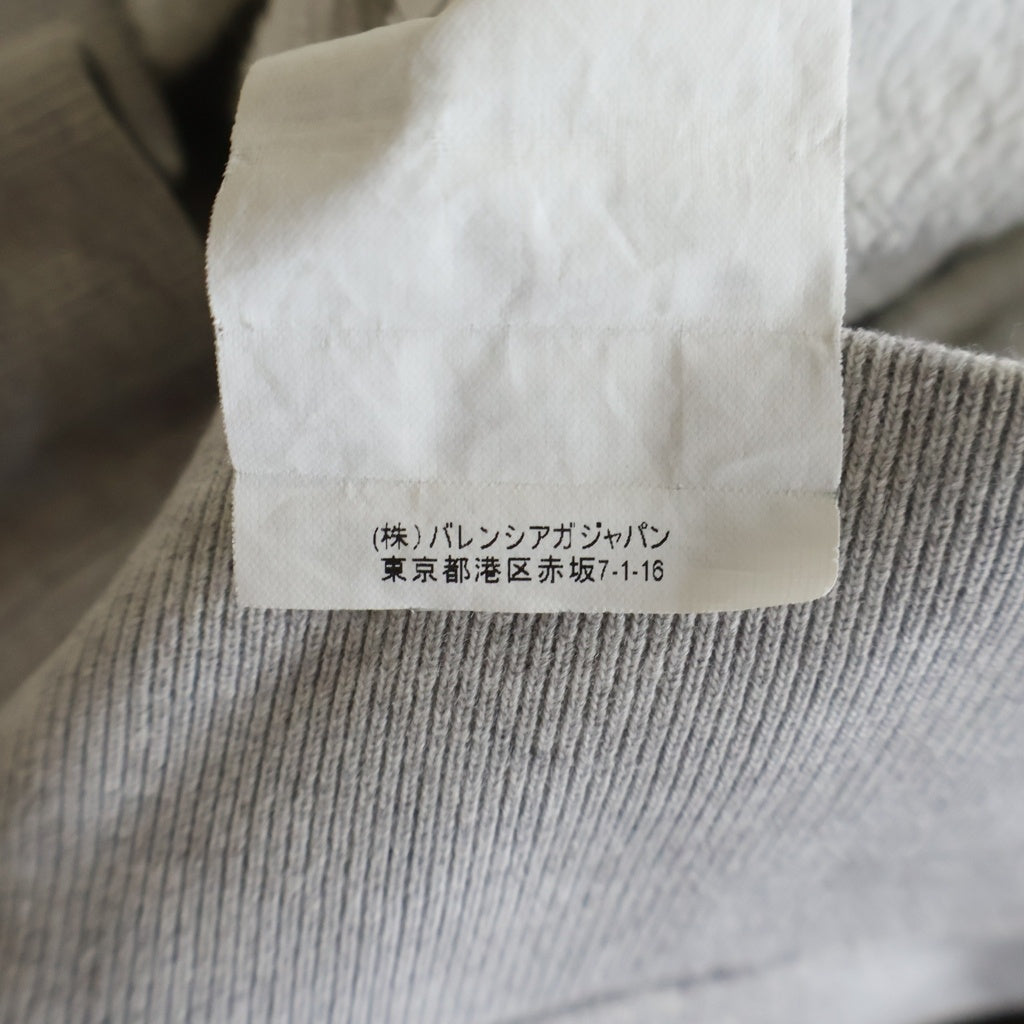 BALENCIAGA(バレンシアガ) PARIS-8 Print Sweatshirt バックプリント クルーネックスウェットトレーナー グレー 436410 TSK07