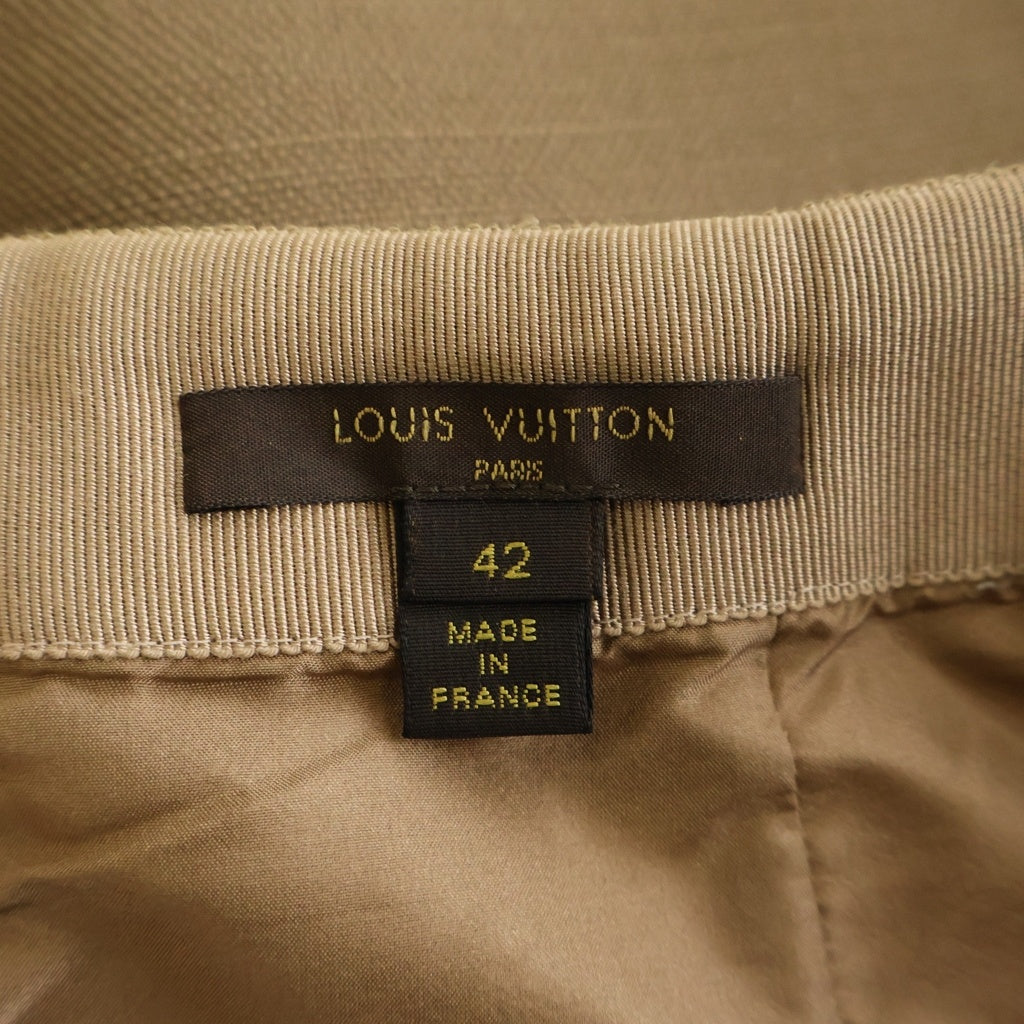 LOUIS VUITTON(ルイヴィトン) 12AW Wool Silk Skirt ウール シルク スカート ブラウン レディース RW122B F2SK54UAT RW122B F2SK54UAT