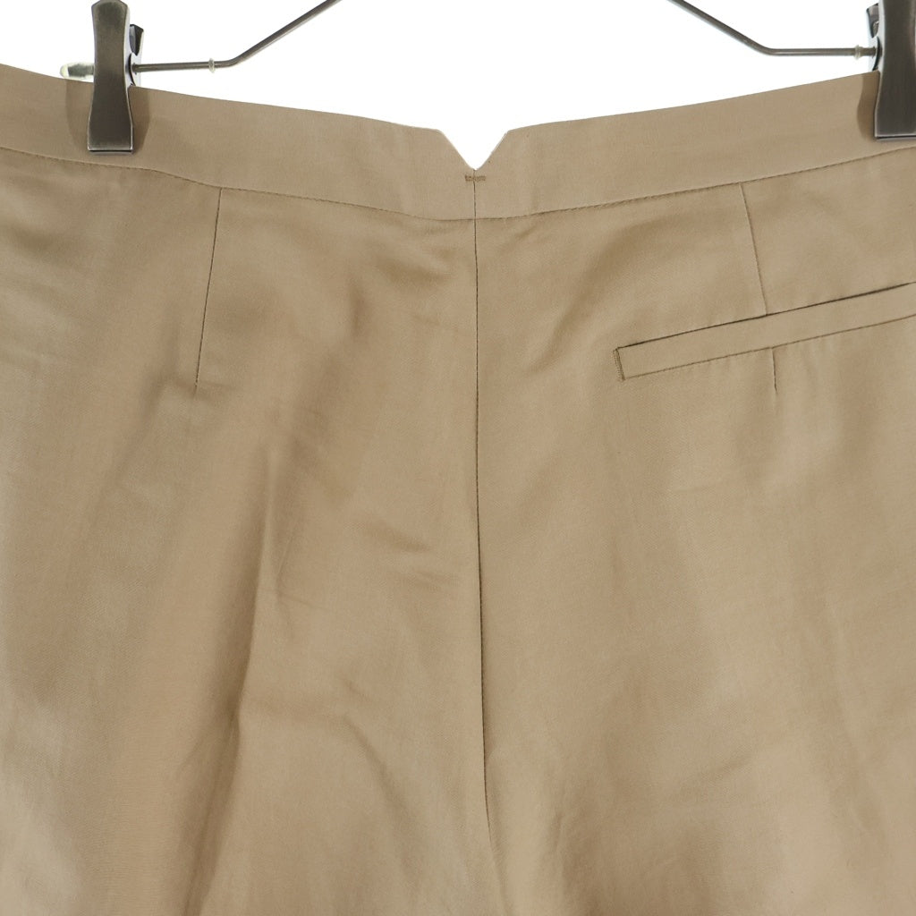 BURBERRY(バーバリー) Cotton Long Straight Pant コットン センタープレス ストレートパンツ ベージュ 3924001