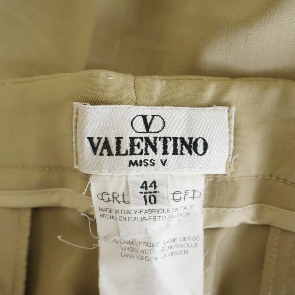 VALENTINO(ヴァレンティノ) ウールストレッチ スラックス ベージュ 71 60743 7503 レディース