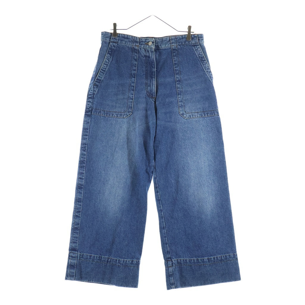DRIES VAN NOTEN(ドリスヴァンノッテン) WIDE LEG DENIM PANTS ワイドレッグデニムパンツ インディゴ ‐ レディース