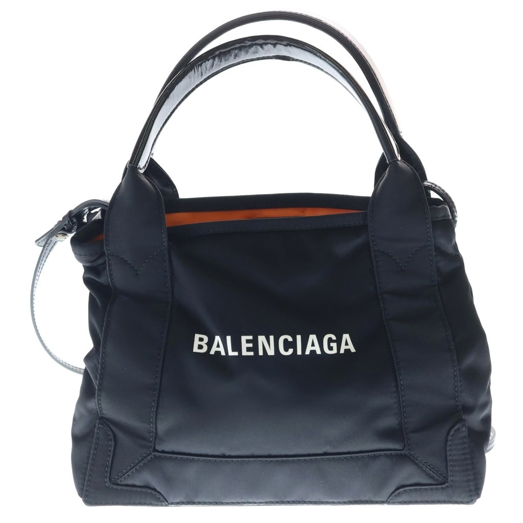BALENCIAGA(バレンシアガ) ナイロン カバス ハンドバッグ ブラック/オレンジ 390346 1090 390346 1090 レディース
