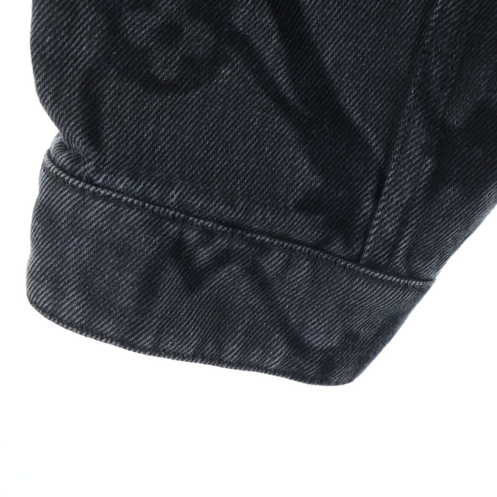 LOUIS VUITTON(ルイヴィトン) 24AW モノグラム フード デニムジャケット ブルゾン ブラック RM242MM CHX HRA15W