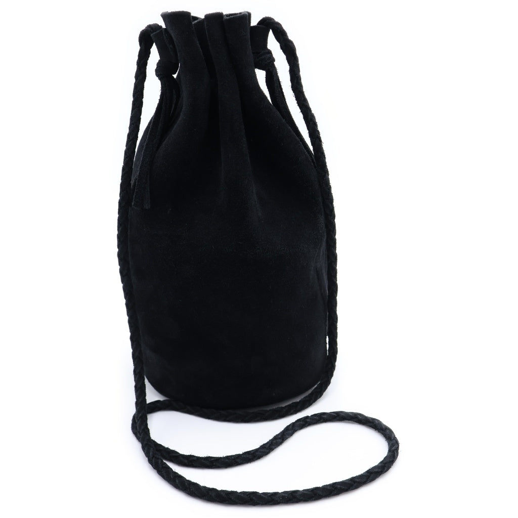 NORTH WORKS(ノースワークス) KOODOO BAG ARCH EXCLUSIVE MODEL クードゥーレザー サンバーストコンチョ付き ショルダーバッグ 巾着 ブラック