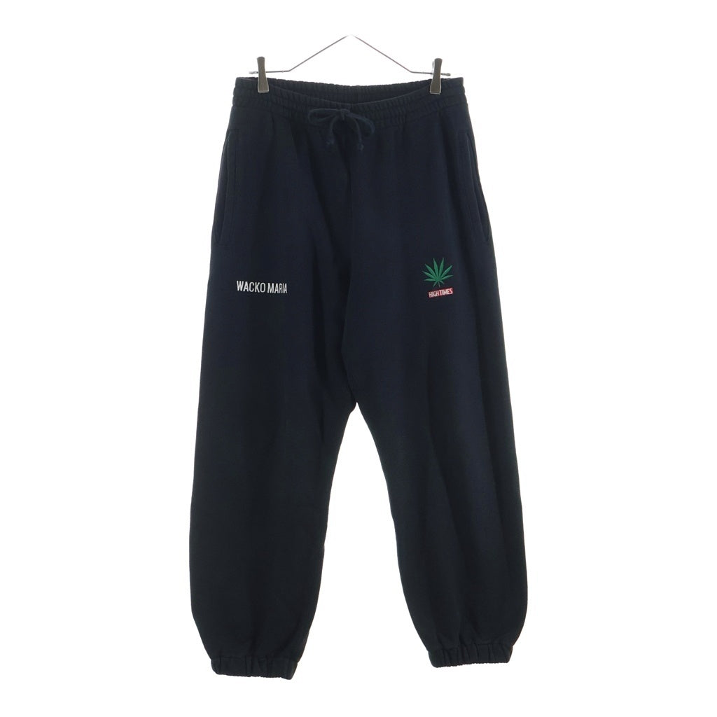 WACKO MARIA(ワコマリア) ×HIGHTIMES HEAVY WEIGHT SWEAT PANTS ハイタイムズ ヘビーウェイト スウェットパンツ ブラック