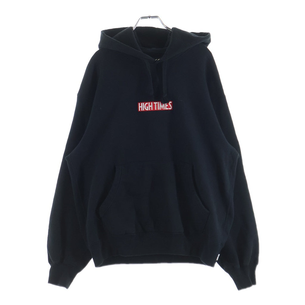 WACKO MARIA(ワコマリア) ×HIGHTIMES HEAVY WEIGHT HOODIE ハイタイムズ ヘビーウェイト プルオーバーパーカー フーディー ブラック