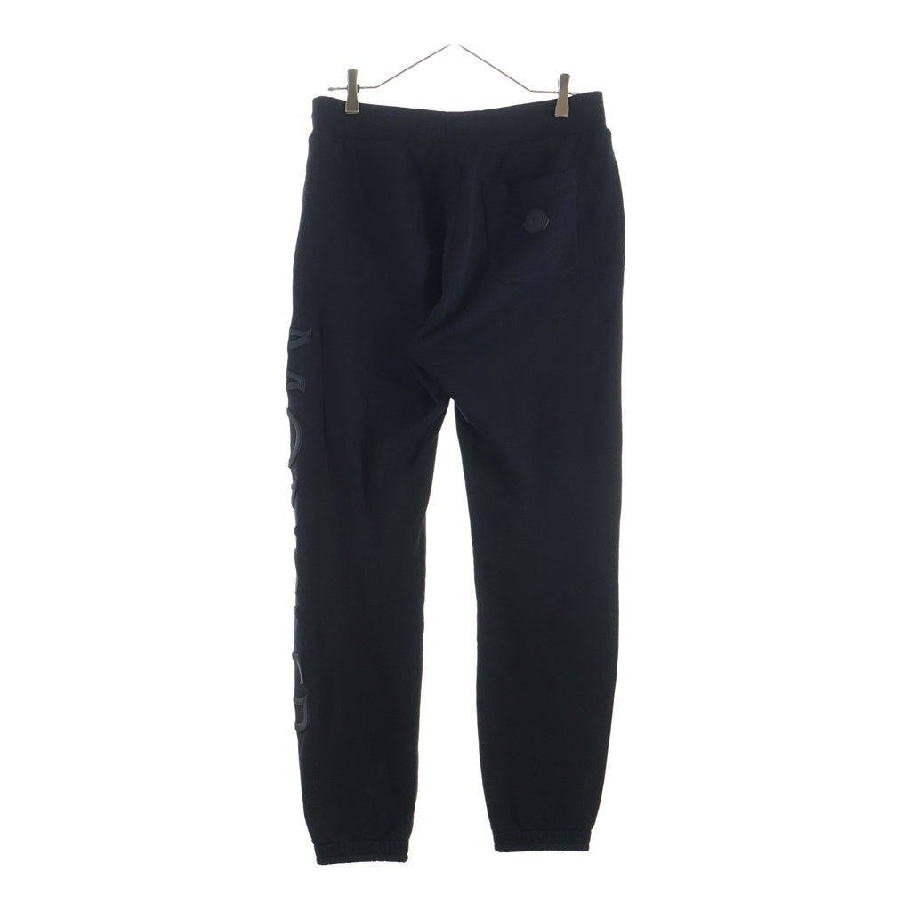 MONCLER(モンクレール) PANTALONE F20919D71712 パンタローネ ロゴ刺繍スウェットパンツ ブラック