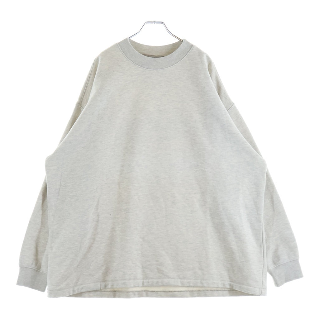 FEAR OF GOD ESSENTIALS(フィアオブゴッド エッセンシャルズ) Rubber Logo Sweatshirt ラバーロゴ クルーネックスウェットトレーナー グレー