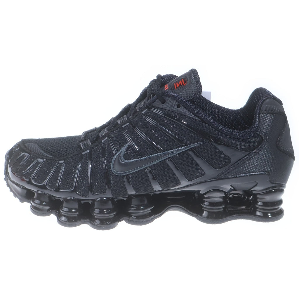 NIKE(ナイキ) SHOX TL BLACK METALLIC HEMATITE MAX ORANGE ショックス TL ブラック メタリックヘマタイト マックスオレンジ ローカットスニーカー US8.5/26.5cm AV3595-002