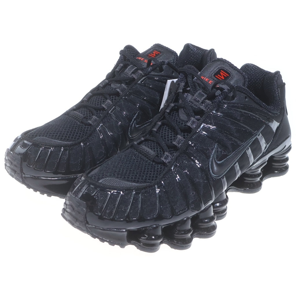 NIKE(ナイキ) SHOX TL BLACK METALLIC HEMATITE MAX ORANGE ショックス TL ブラック メタリックヘマタイト マックスオレンジ ローカットスニーカー US8.5/26.5cm AV3595-002