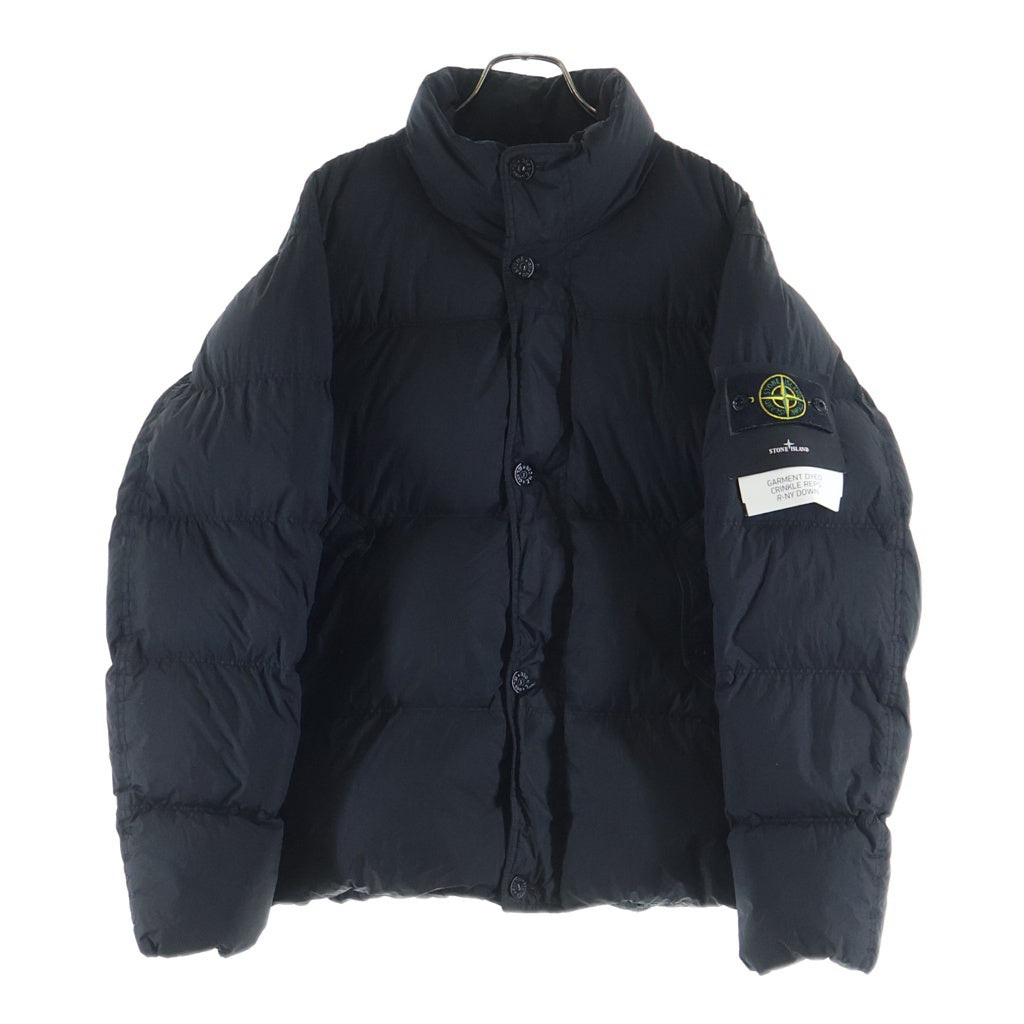 STONE ISLAND(ストーンアイランド) 24AW GIUBBOTTO VERA PIUMA RDS 811540123 ガーメントダイ スタンドカラー ダウンジャケット ブラック