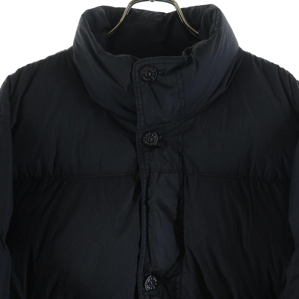 STONE ISLAND(ストーンアイランド) 24AW GIUBBOTTO VERA PIUMA RDS 811540123 ガーメントダイ スタンドカラー ダウンジャケット ブラック