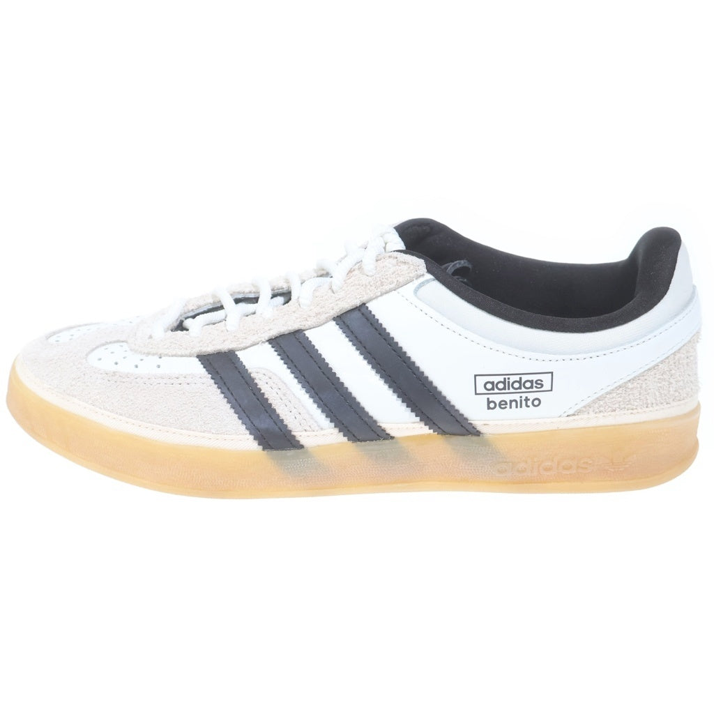 adidas(アディダス) ×Bad Bunny Gazelle Indoor Core White Core Black Gum バッドバニー ガゼル インドア ローカットスニーカー コアホワイト/コアブラック/ガム IF9735