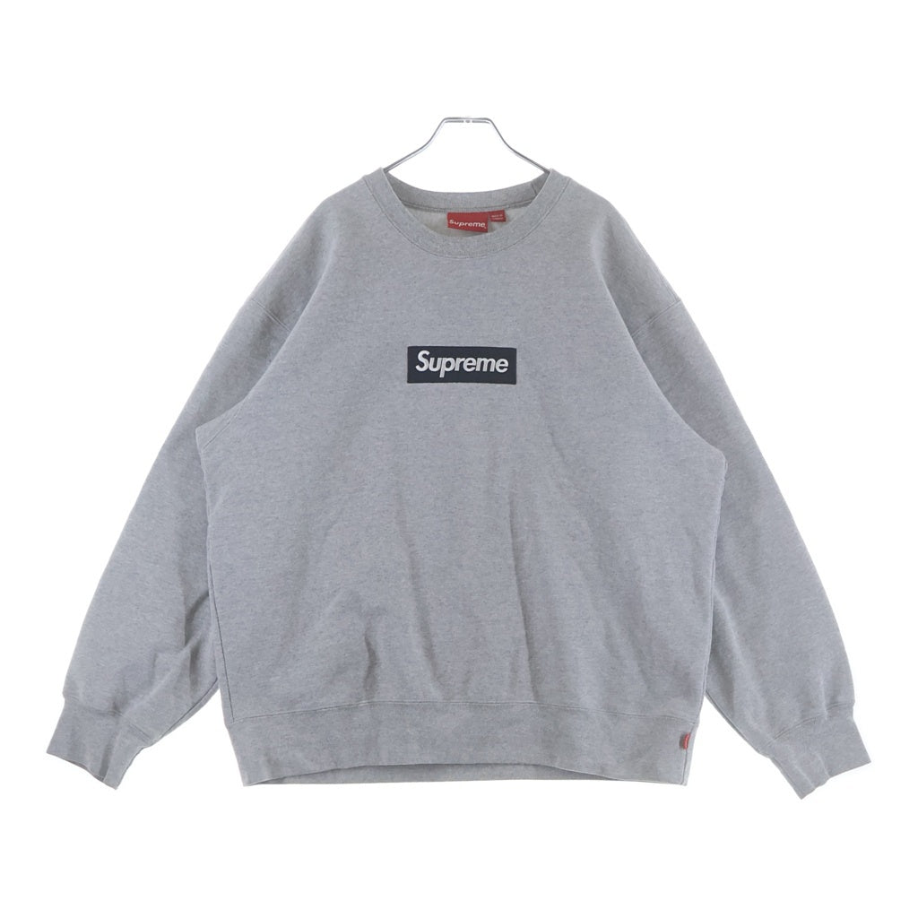 SUPREME(シュプリーム) 22AW Box Logo Crewneck ボックスロゴ クルーネック長袖スウェットトレーナー グレー