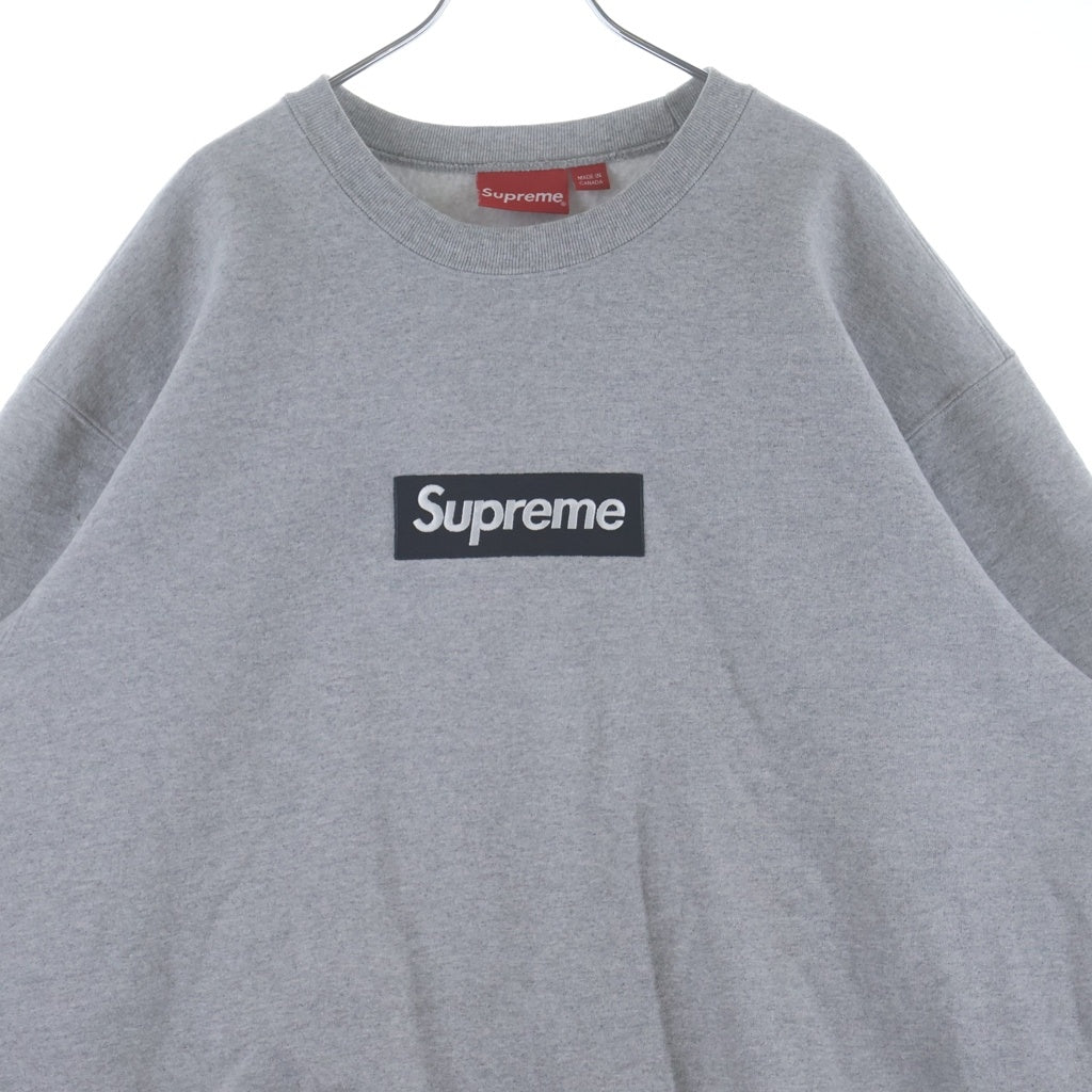 SUPREME(シュプリーム) 22AW Box Logo Crewneck ボックスロゴ クルーネック長袖スウェットトレーナー グレー