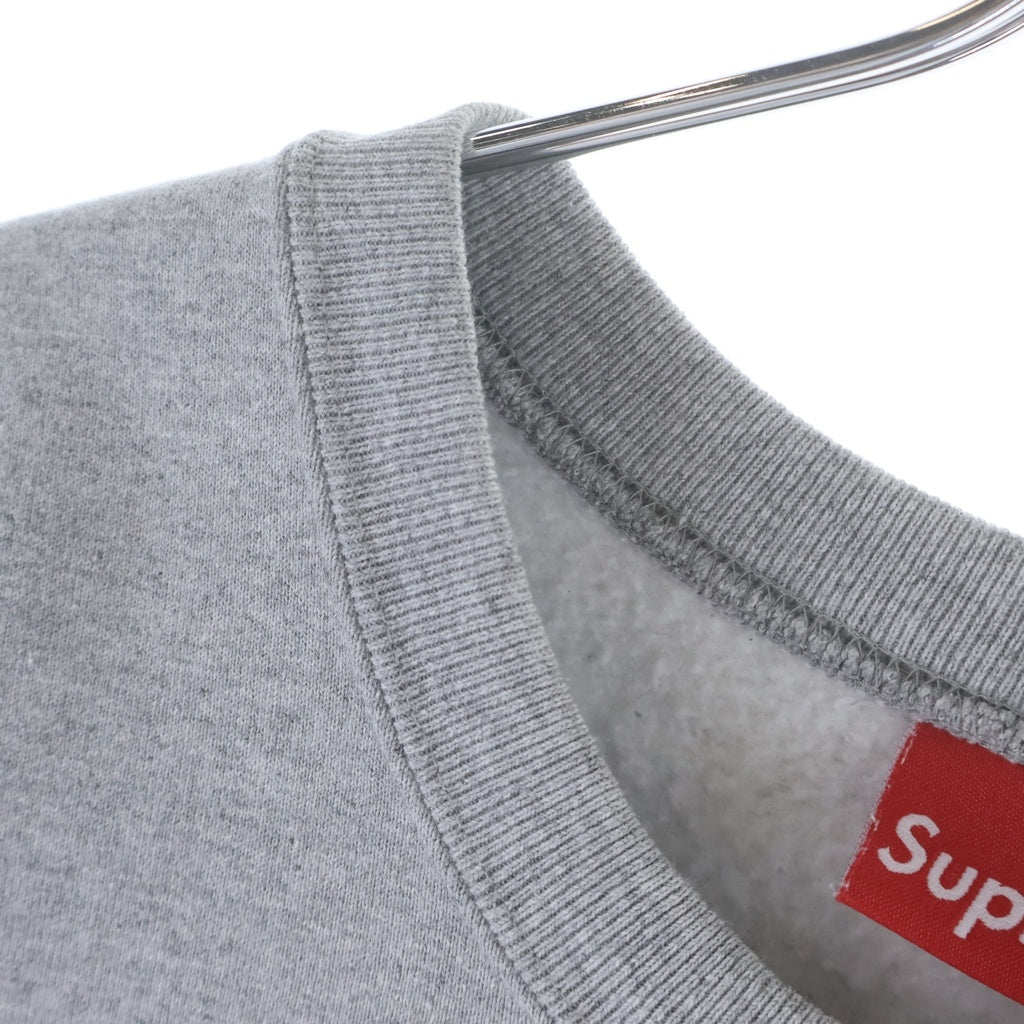 SUPREME(シュプリーム) 22AW Box Logo Crewneck ボックスロゴ クルーネック長袖スウェットトレーナー グレー