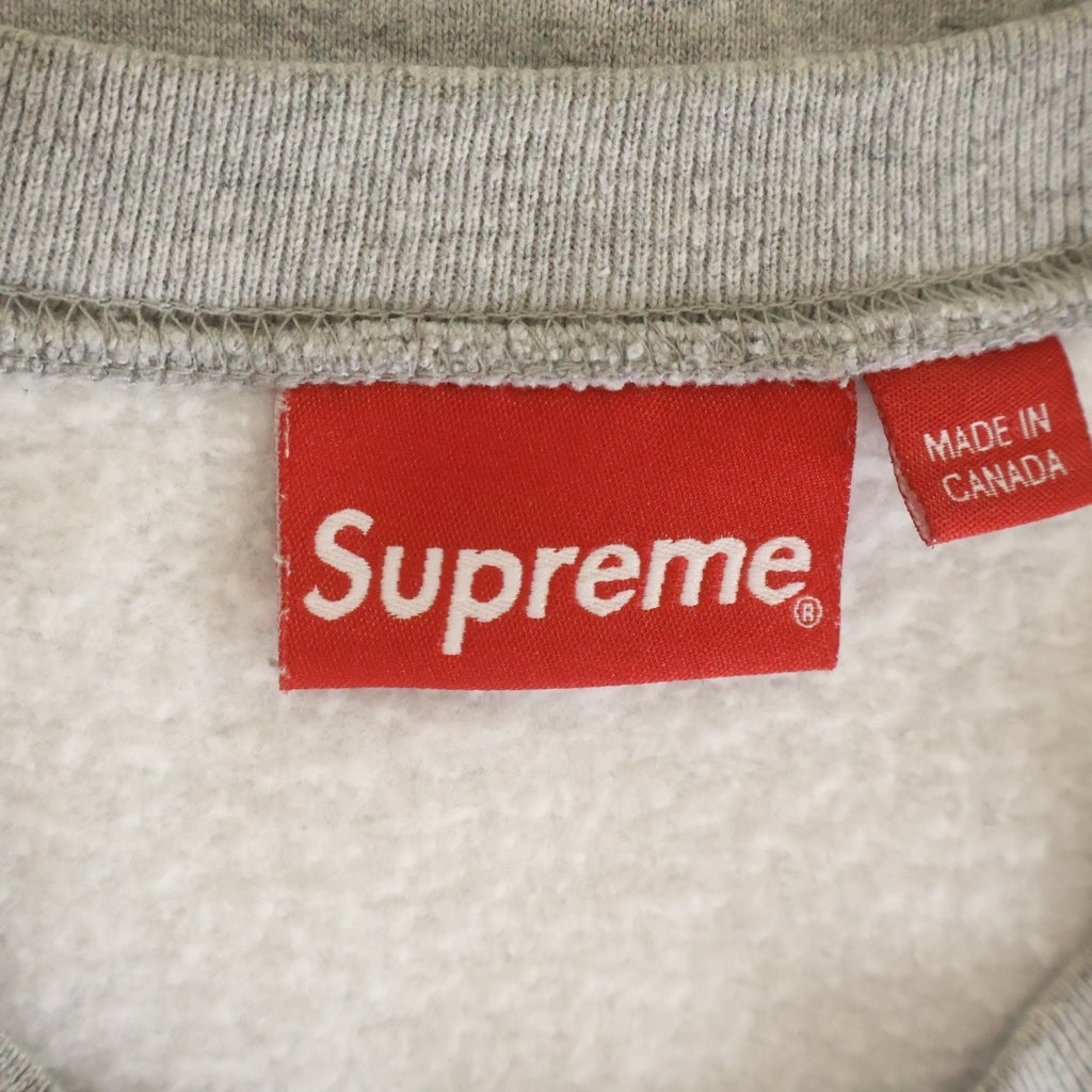 SUPREME(シュプリーム) 22AW Box Logo Crewneck ボックスロゴ クルーネック長袖スウェットトレーナー グレー