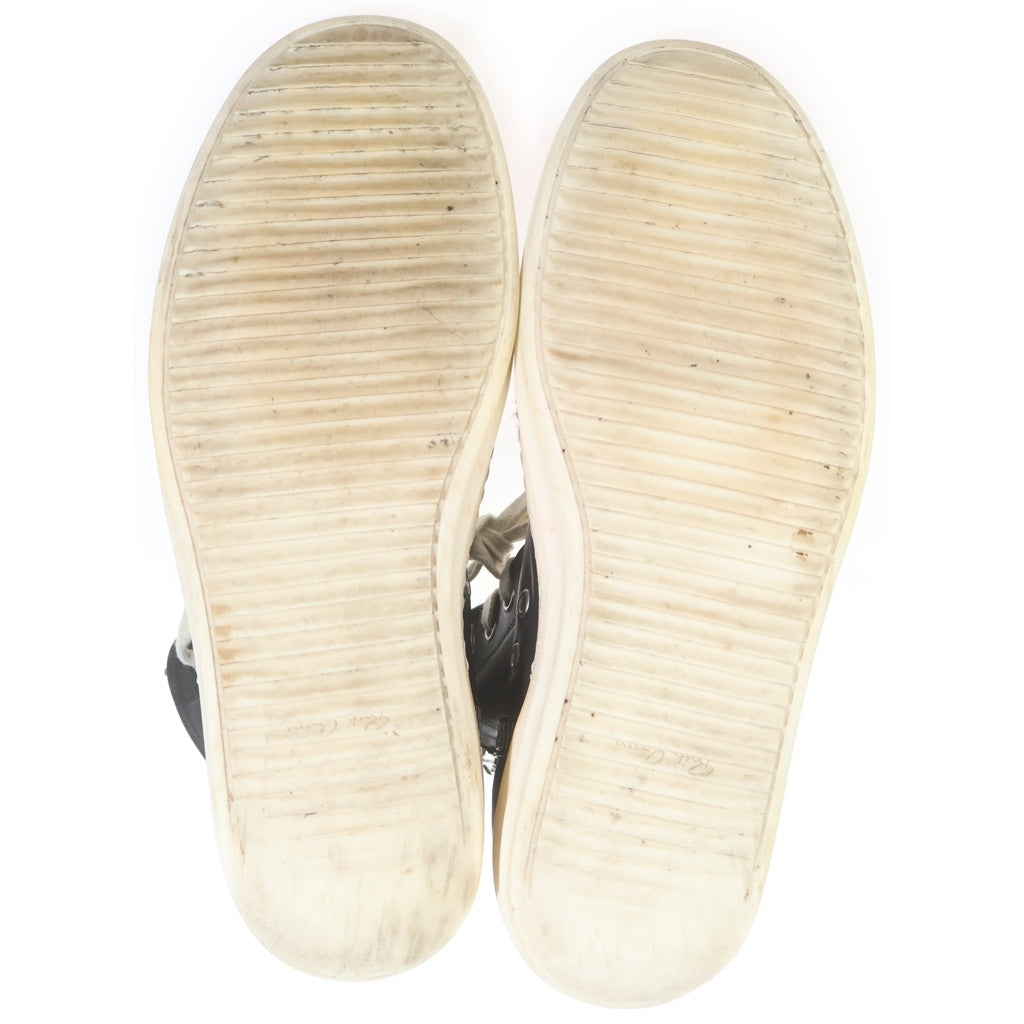 Rick Owens(リックオウエンス) SNEAKERS ラモーンズ カーフレザー ハイカット スニーカー ブラック/ホワイト