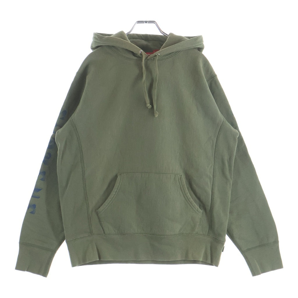SUPREME(シュプリーム) Gradient Sleeve Hooded Sweatshirt プルオーバースウェットフーディー カーキ