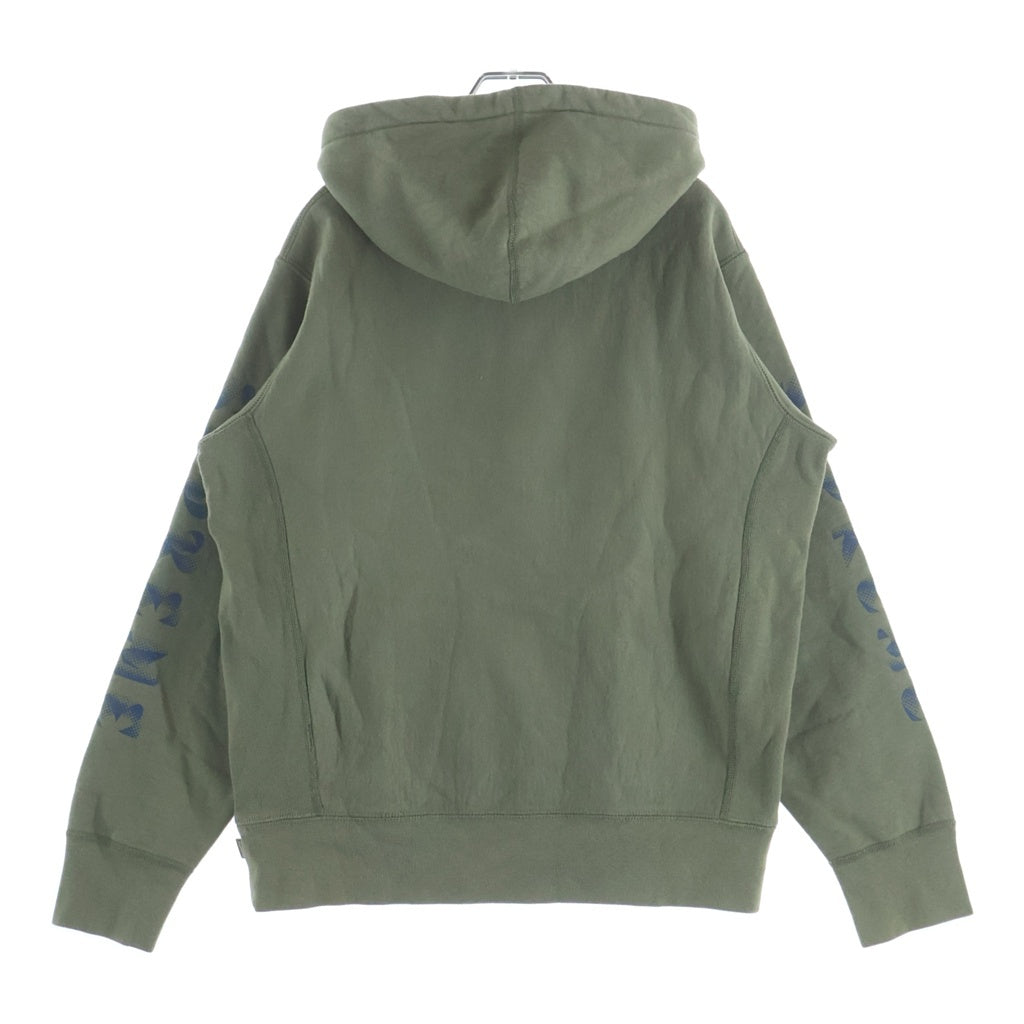 SUPREME(シュプリーム) Gradient Sleeve Hooded Sweatshirt プルオーバースウェットフーディー カーキ