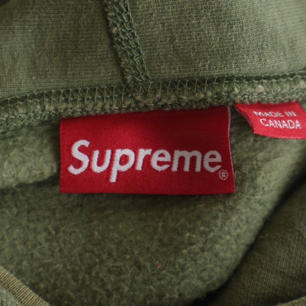 SUPREME(シュプリーム) Gradient Sleeve Hooded Sweatshirt プルオーバースウェットフーディー カーキ