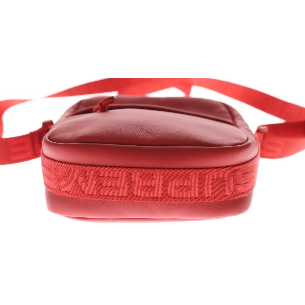 SUPREME(シュプリーム) 23AW Leather Shoulder Bag ボックスロゴレザーショルダーバッグ レッド