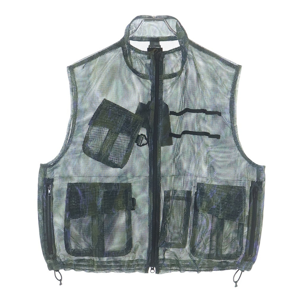Needles(ニードルス) 23SS PURPLE THINGS BDUVEST-Heavyweight Mesh パープルシングス メッシュベスト グリーン MR400