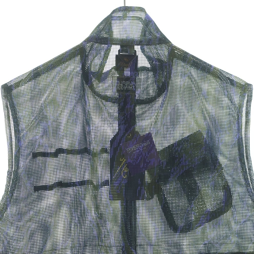 Needles(ニードルス) 23SS PURPLE THINGS BDUVEST-Heavyweight Mesh パープルシングス メッシュベスト グリーン MR400