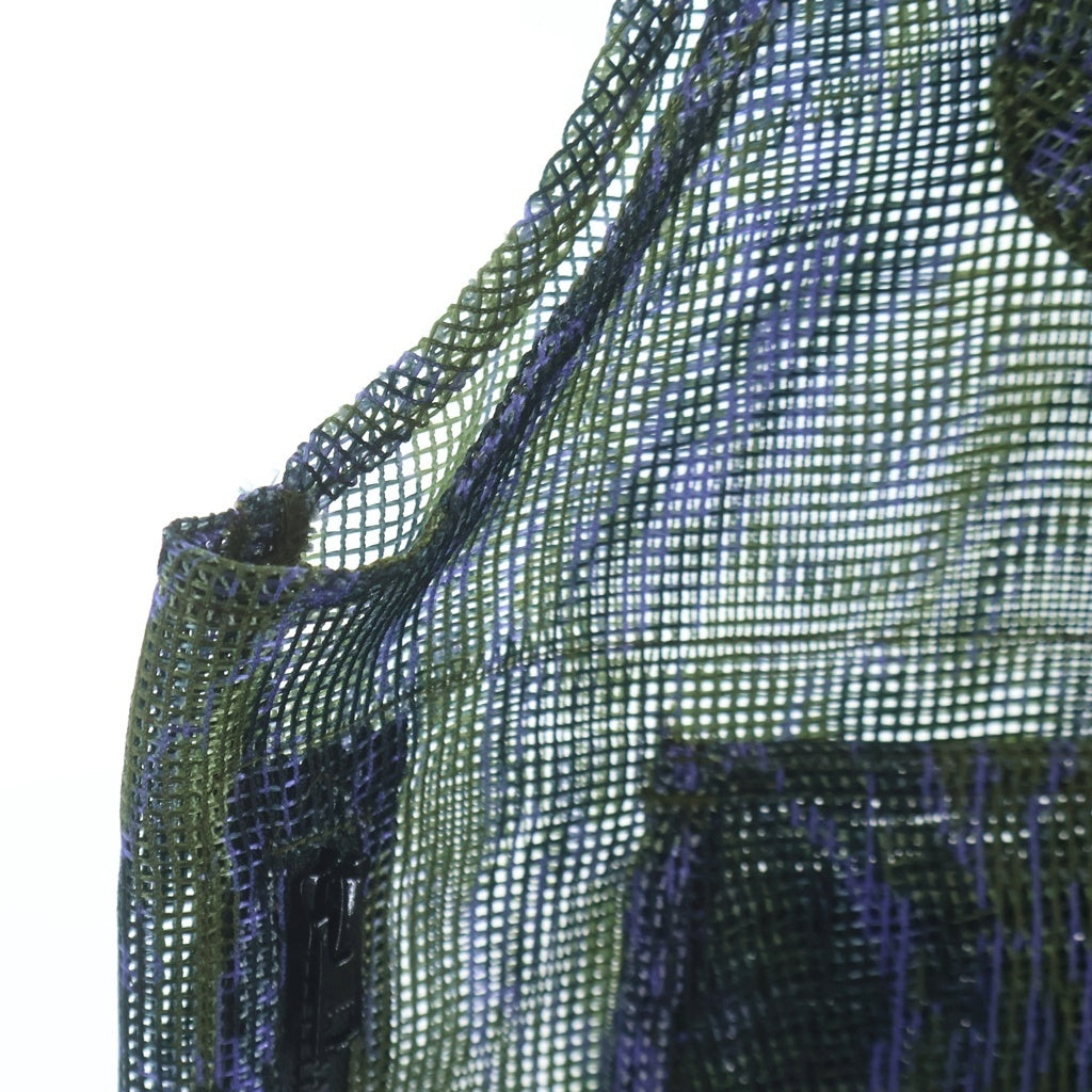 Needles(ニードルス) 23SS PURPLE THINGS BDUVEST-Heavyweight Mesh パープルシングス メッシュベスト グリーン MR400