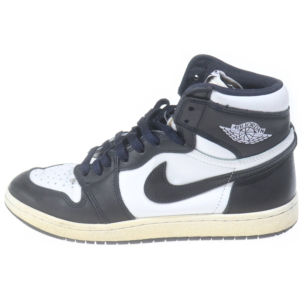 NIKE(ナイキ) AIR JORDAN 1 High 85 Black/White エアジョーダン1 85 ハイカットスニーカー ブラック/ホワイト US9.5/27.5CM BQ4422-001