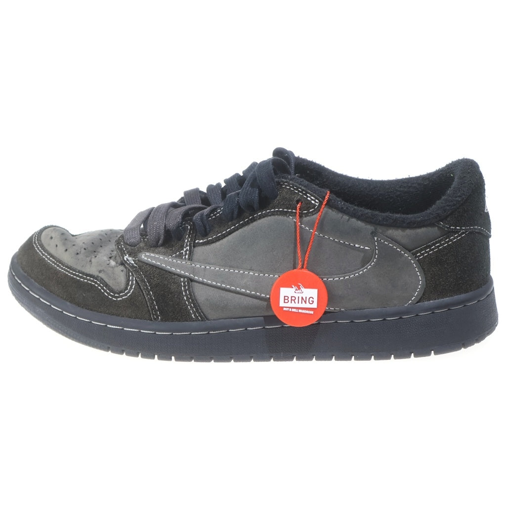 NIKE(ナイキ) ×Travis Scott AIR JORDAN 1 Low OG SP Black Phantom トラヴィススコット エアジョーダン1 OG SP ブラック ファントム ローカットスニーカー DM7866-001