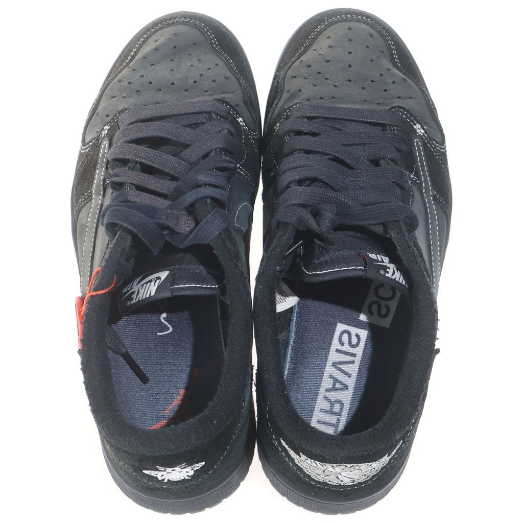 NIKE(ナイキ) ×Travis Scott AIR JORDAN 1 Low OG SP Black Phantom トラヴィススコット エアジョーダン1 OG SP ブラック ファントム ローカットスニーカー DM7866-001