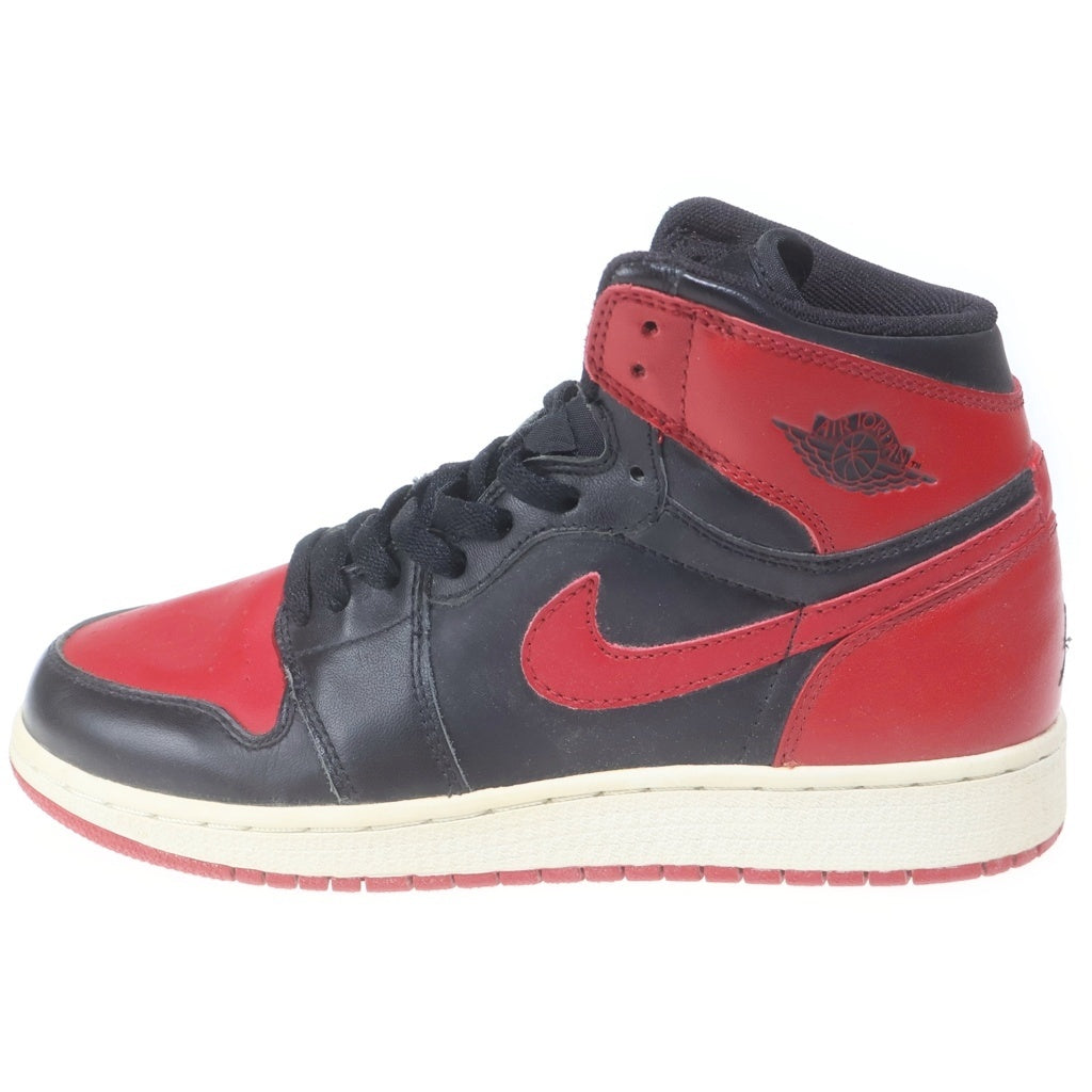 NIKE(ナイキ) Jordan 1 High Retro GS Chicago Bulls ジョーダン1ハイレトロGS シカゴブルズ ハイカットスニーカー US6Y/24cm レッド 332558 061