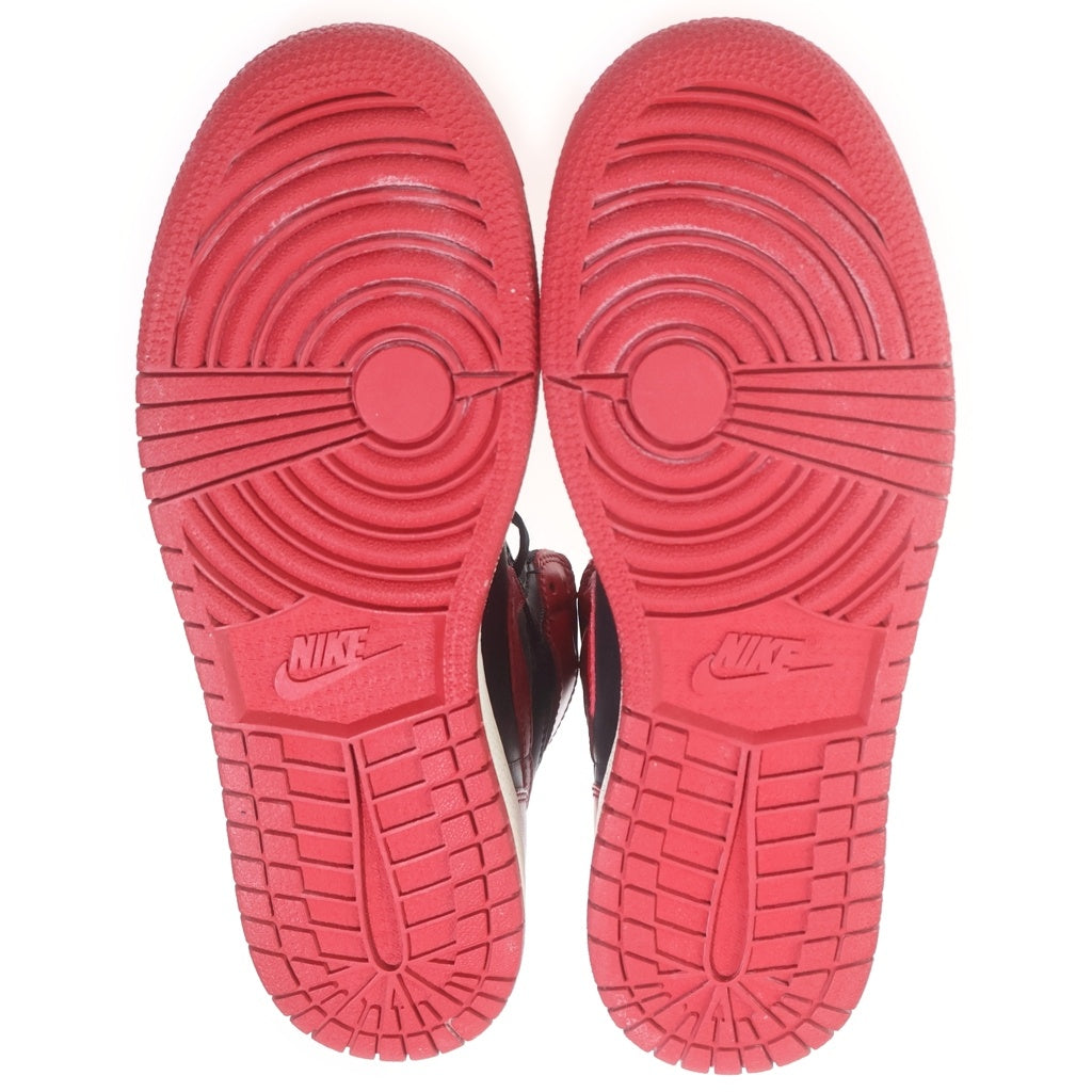 NIKE(ナイキ) Jordan 1 High Retro GS Chicago Bulls ジョーダン1ハイレトロGS シカゴブルズ ハイカットスニーカー US6Y/24cm レッド 332558 061