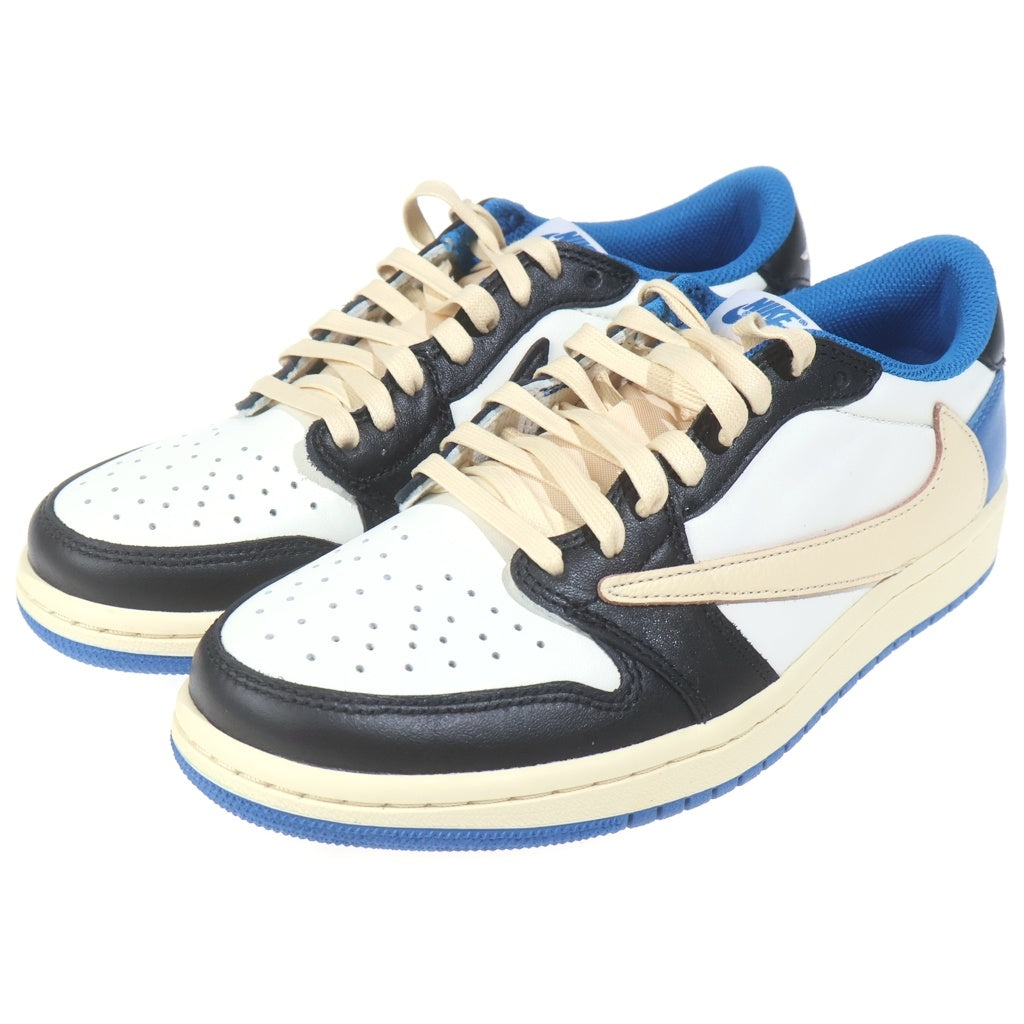 NIKE(ナイキ) ×TRAVIS SCOTT FRAGMENT DESIGN AIR JORDAN 1 LOW トラヴィススコット フラグメント エアジョーダン1 ローカットスニーカー US6/24cm DM7866 140