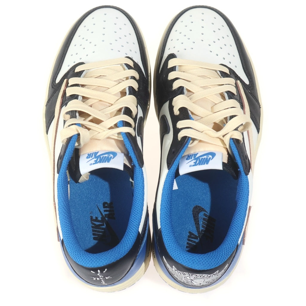 NIKE(ナイキ) ×TRAVIS SCOTT FRAGMENT DESIGN AIR JORDAN 1 LOW トラヴィススコット フラグメント エアジョーダン1 ローカットスニーカー US6/24cm DM7866 140