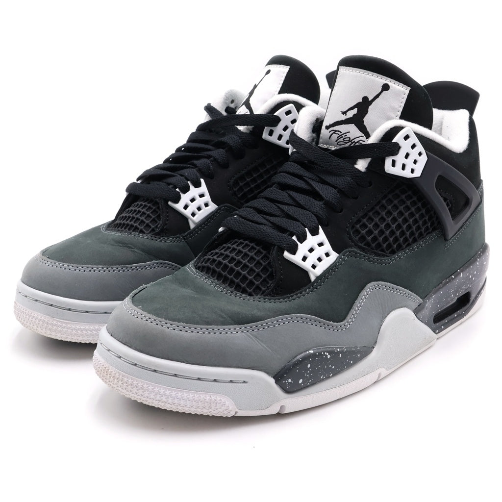 NIKE(ナイキ) AIR JORDAN 4 Retro Fear FQ8138-002 エアジョーダン4 レトロ フィアー ハイカットスニーカー US9.5/27.5cm ブラック
