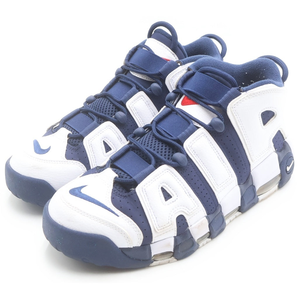 NIKE(ナイキ) Air More Uptempo '96 Olympic FQ8182-100 エアモアアップテンポ '96 オリンピック ハイカットスニーカー US9.5/27.5cm ホワイト/ブルー