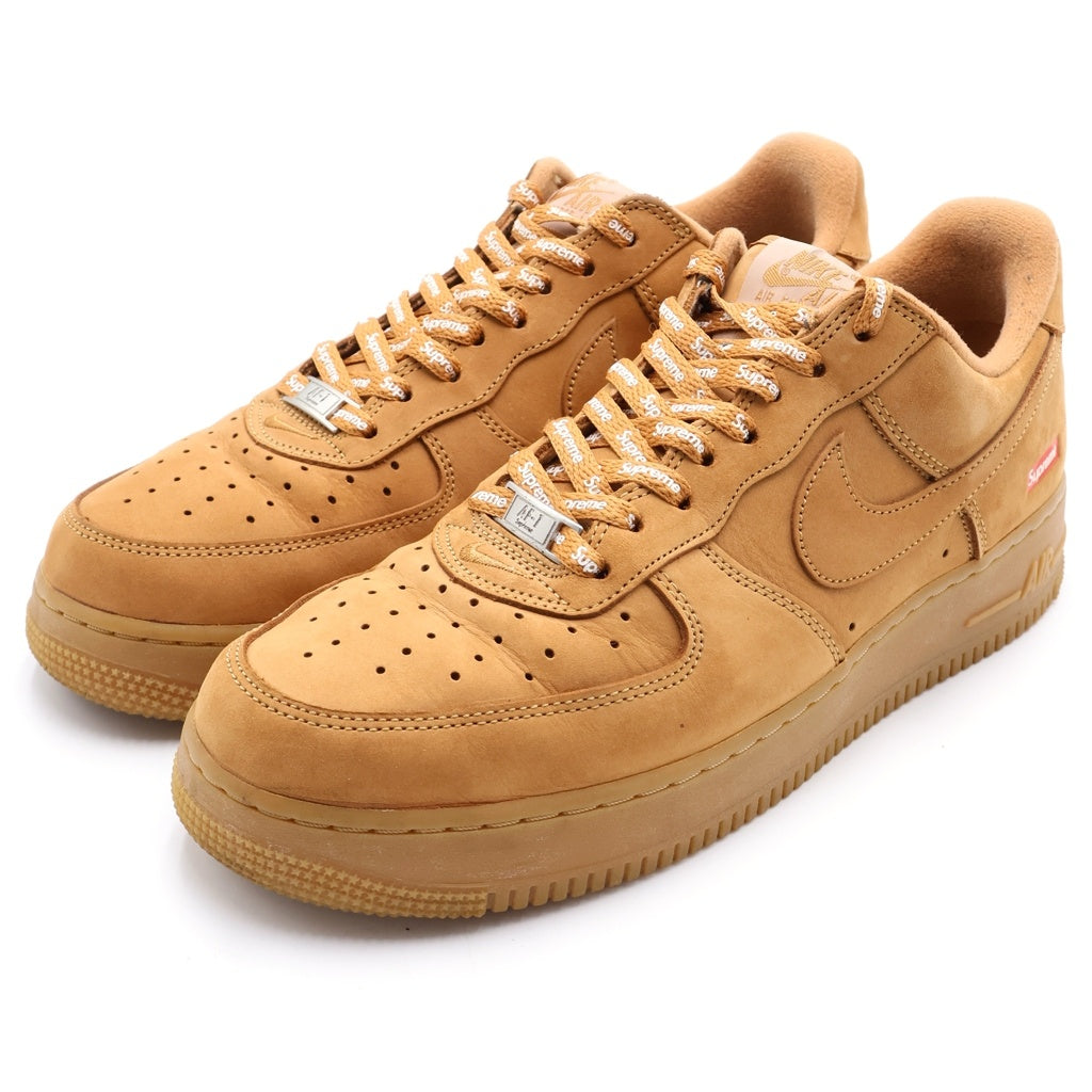 SUPREME(シュプリーム) ×NIKE Air Force 1 Low Flax/Wheat DN1555‐200 ナイキ エアフォース1 フラックス/ウィート ローカットスニーカー US10/28cm ブラウン