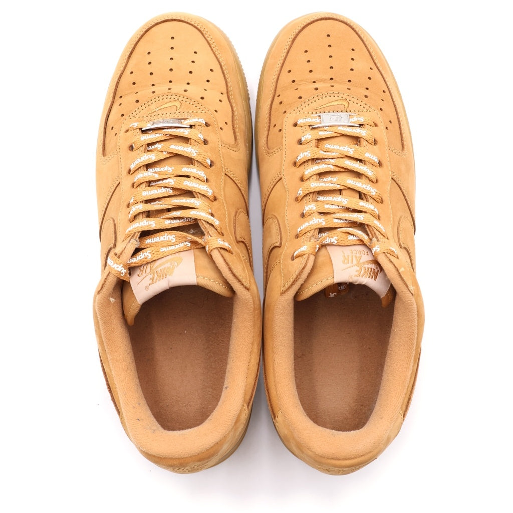 SUPREME(シュプリーム) ×NIKE Air Force 1 Low Flax/Wheat DN1555‐200 ナイキ エアフォース1 フラックス/ウィート ローカットスニーカー US10/28cm ブラウン