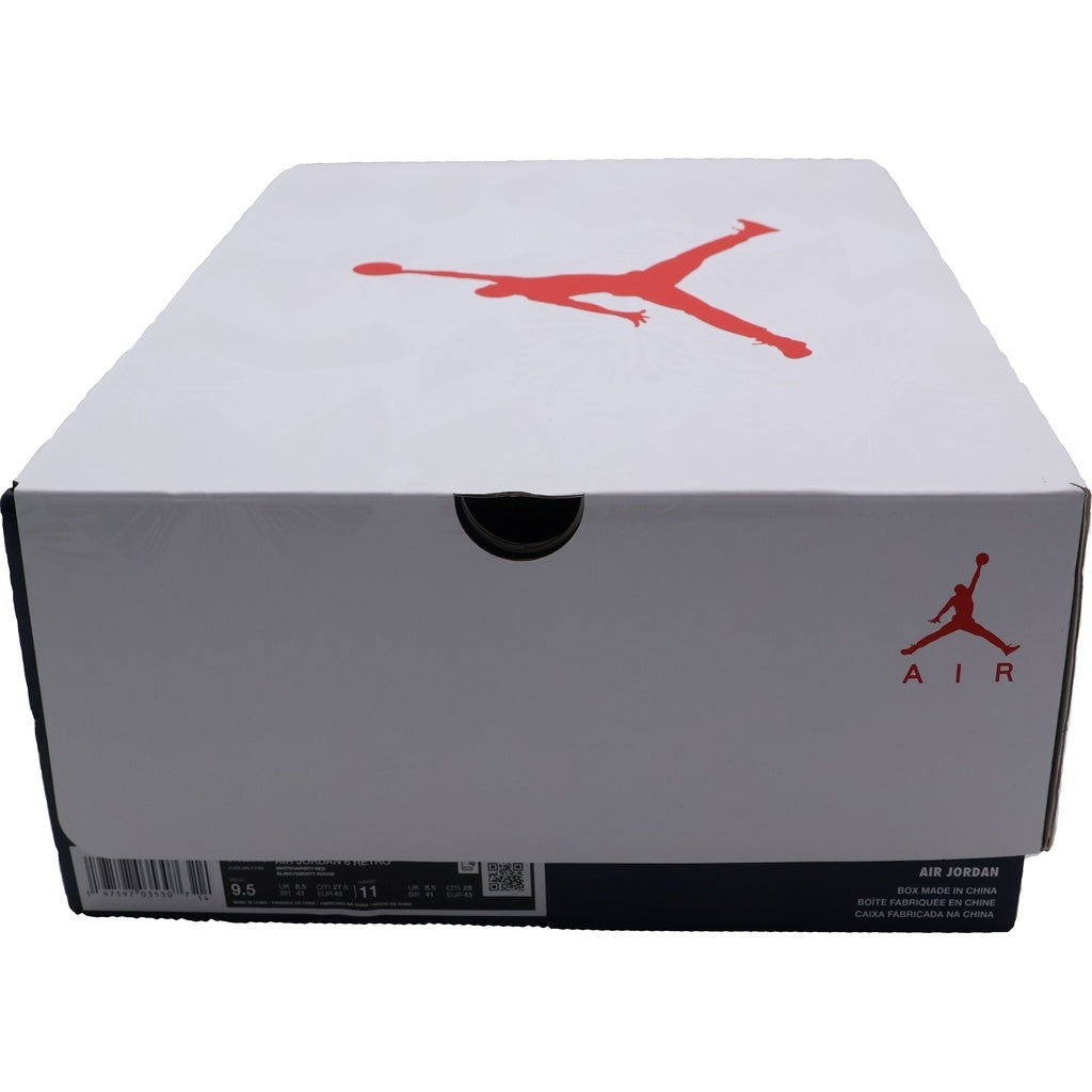 NIKE(ナイキ) AIR JORDAN 6 Retro White and Midnight Navy CT8529-164 エアジョーダン6 レトロ ホワイト アンド ミッドナイトネイビー ハイカットスニーカー US9.5/27.5cm