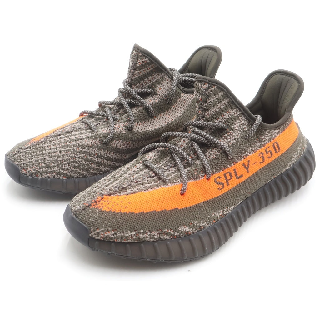 adidas(アディダス) YEEZY Boost 350V2 Carbon Beluga HQ7045 イージーブースト350V2 カーボンベルーガ ローカットスニーカー ブラウン/オレンジ