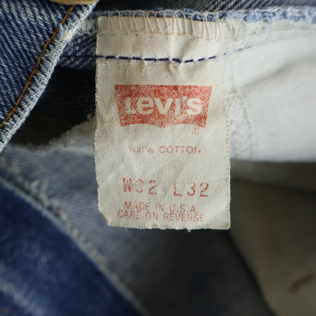 Levi's(リーバイス) 90S VINTAGE 550 ヴィンテージ USA製 ボタン裏575 オレンジタブ スモールE ストレートデニムパンツ ジーンズ インディゴ