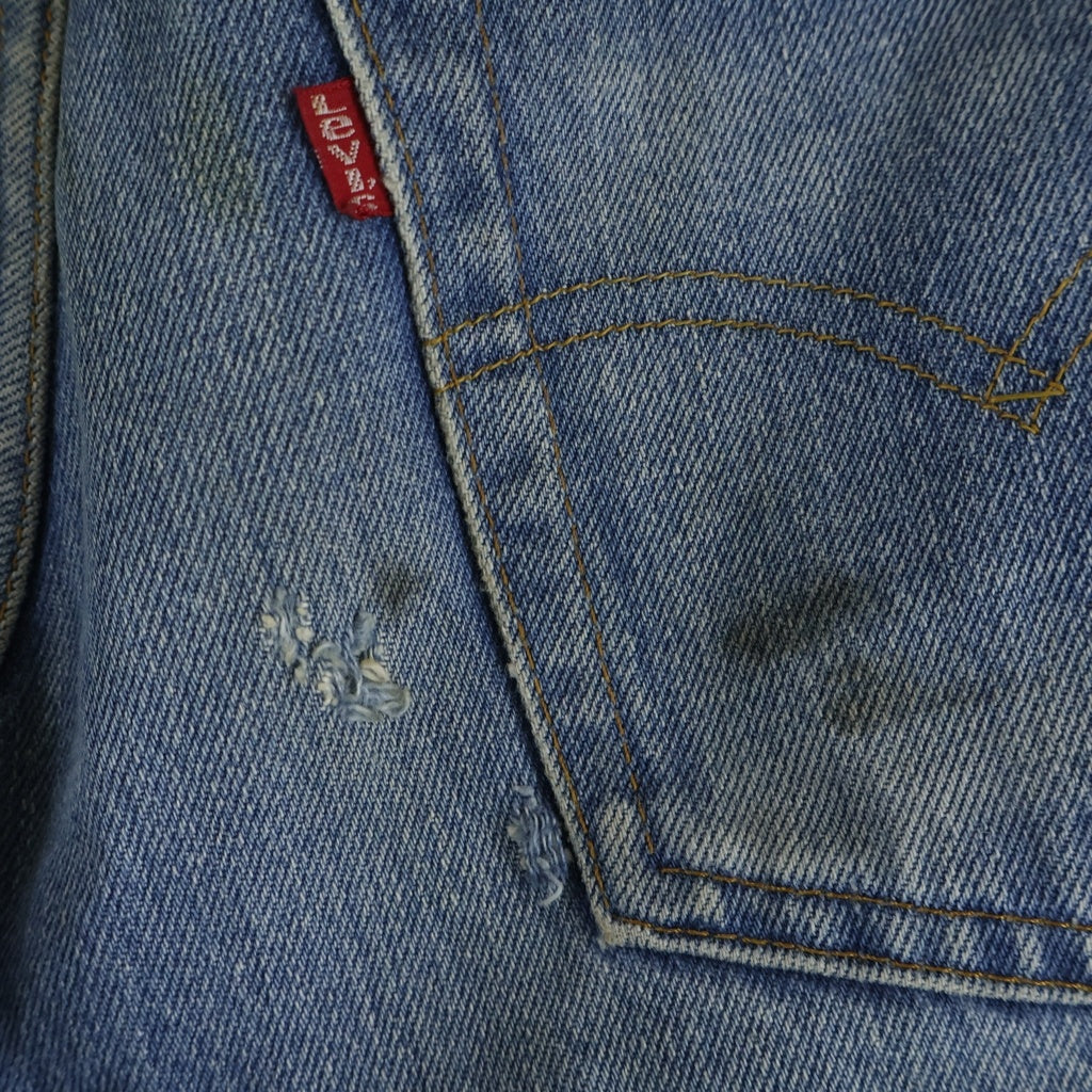 Levi's(リーバイス) 80S VINTAGE 505 0217 ヴィンテージ ボタン裏650 スモールE ストレートデニムパンツ ジーンズ インディゴ