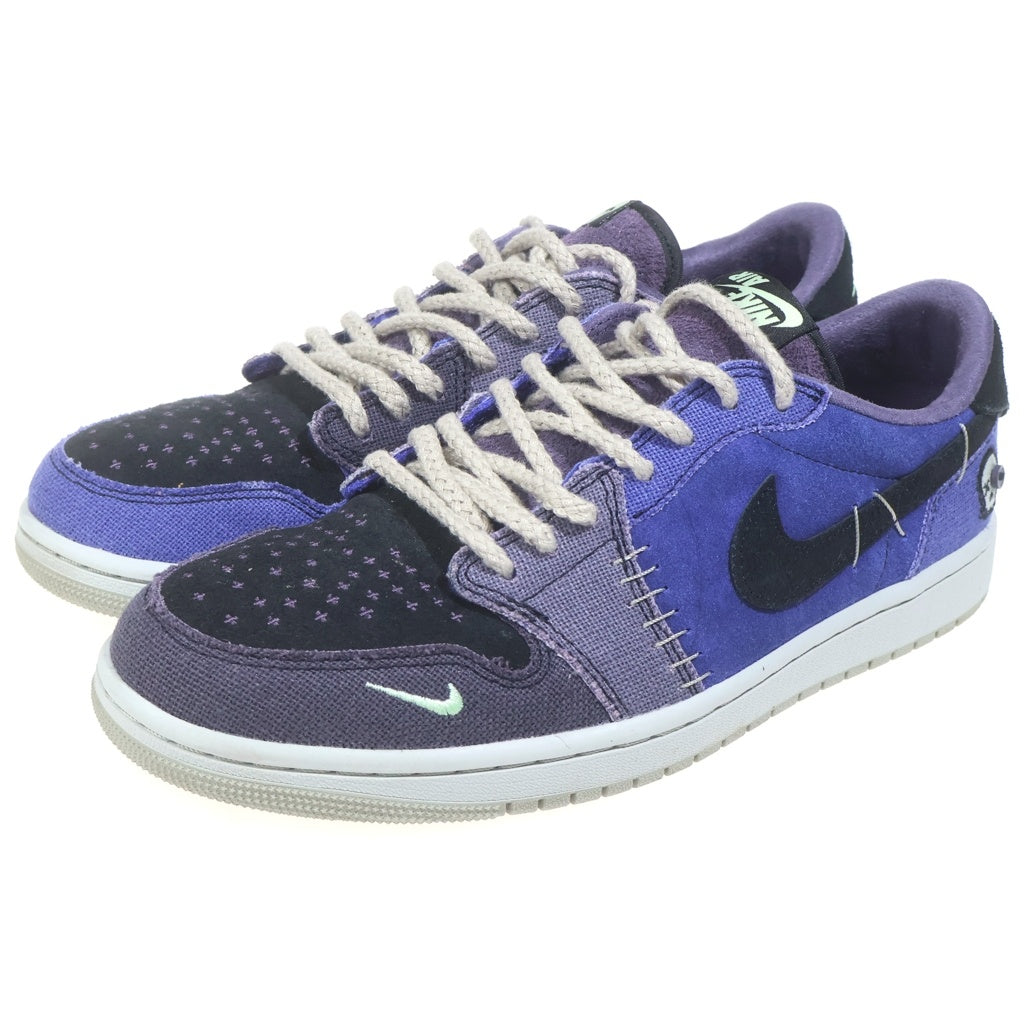 NIKE(ナイキ) ×ZION WILLIAMSON AIR JORDAN 1 RETRO LOW OG IH2309-500 ザイオン・ウィリアムソン エアジョーダン1 ローカットスニーカー ブルー/パープル US10/28cm