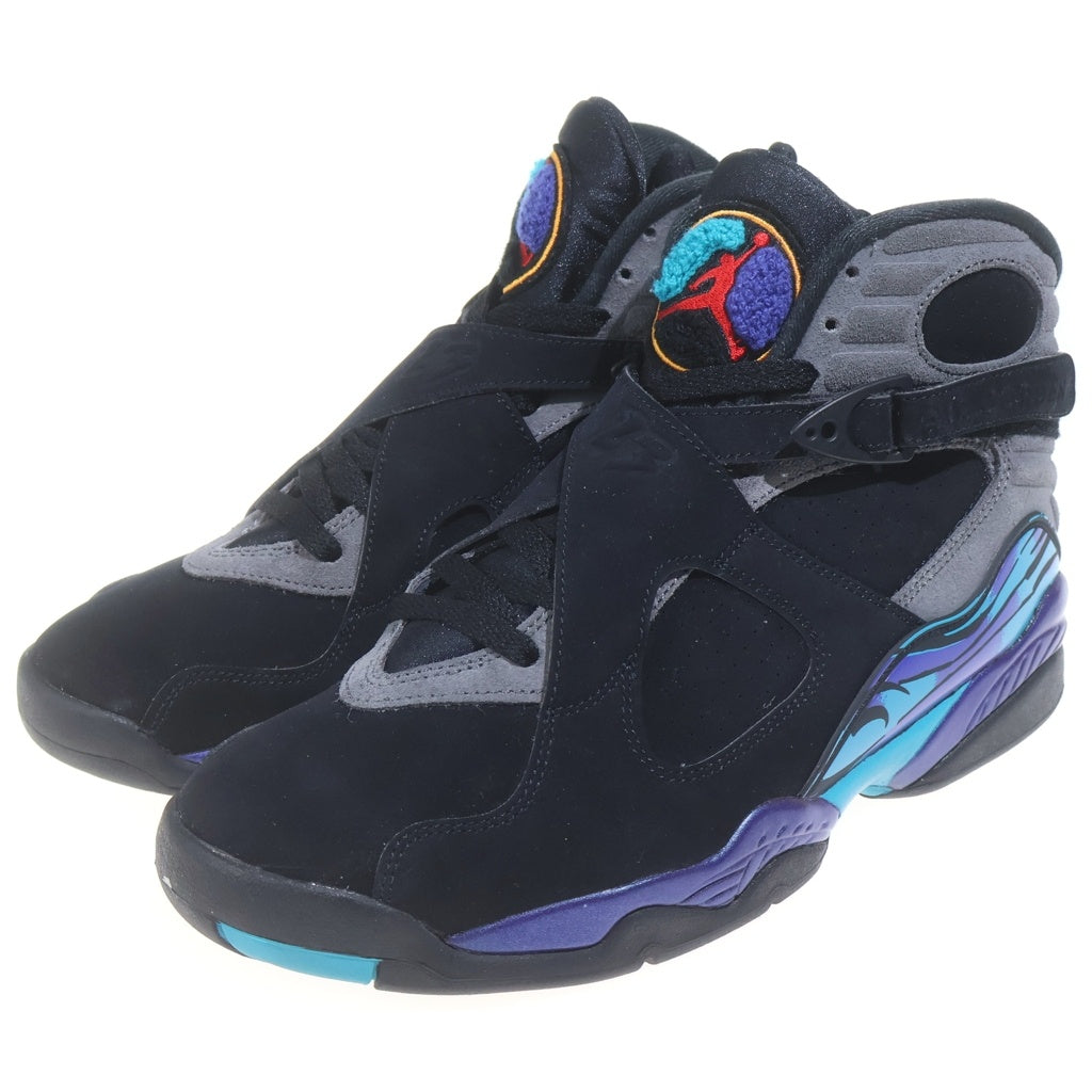 NIKE(ナイキ) AIR JORDAN 8 RETRO AQUA 305381-006 エアジョーダン8 アクア ハイカットスニーカー ブラック US10/28cm